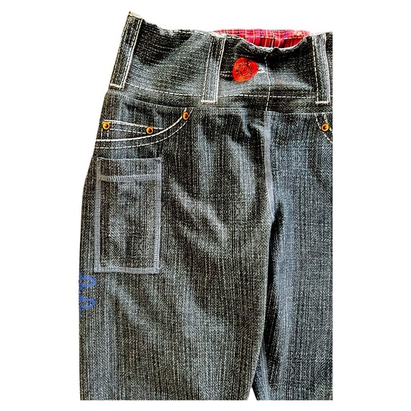 INKnBURN denim mid calf capri leggings size 2 - Picture 4 of 4